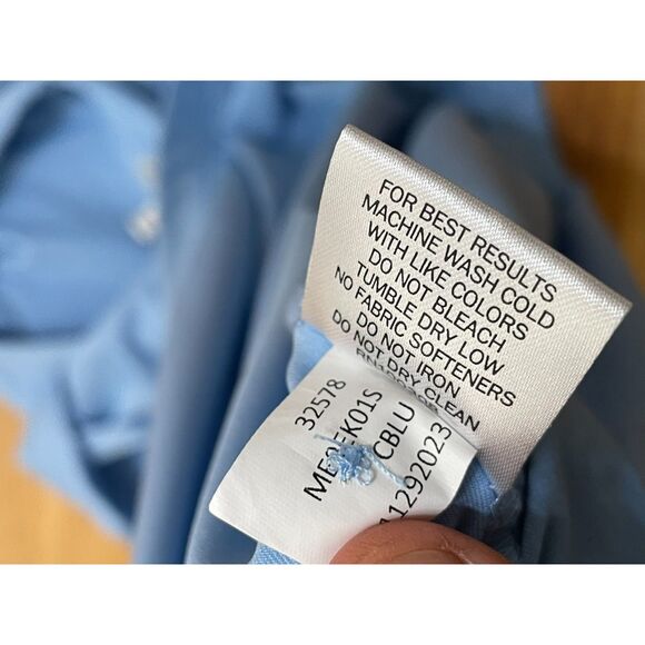 Peter Millar Summer Comfort Men's XL Blue Polo Polyester Shirt Performance Golf - Picture 7 of 10